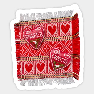 Zagreb Love Sticker